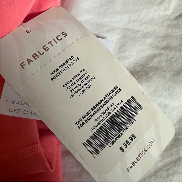 Fabletics Powerhold High Waisted Leggings NWT Size medium - Picture 5 of 5